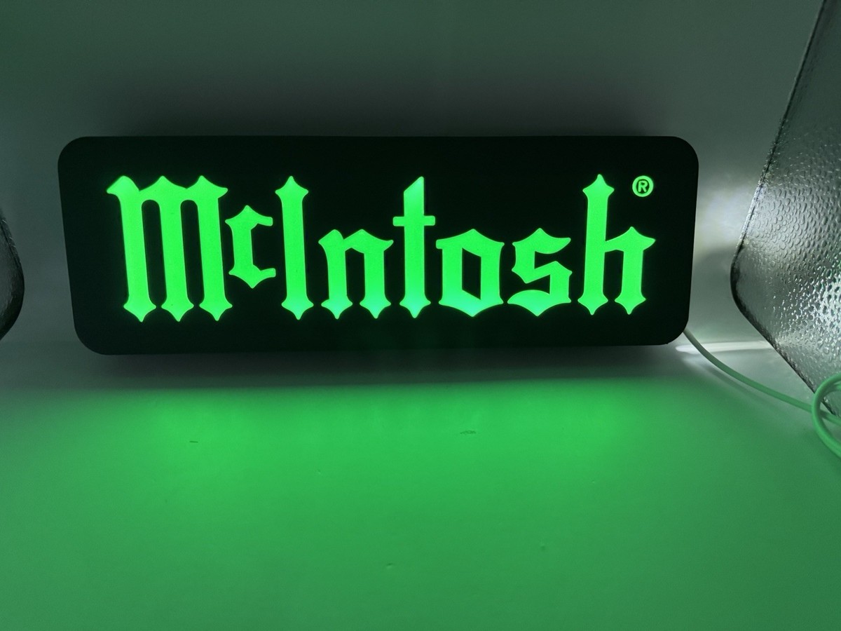 McIntosh Audio Stereo - Light Up LED Sign Amp Receiver HiFi