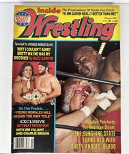 Inside Wrestling Magazine Feb 1984 Vintage Kevin Von Erich Dusty Rhodes