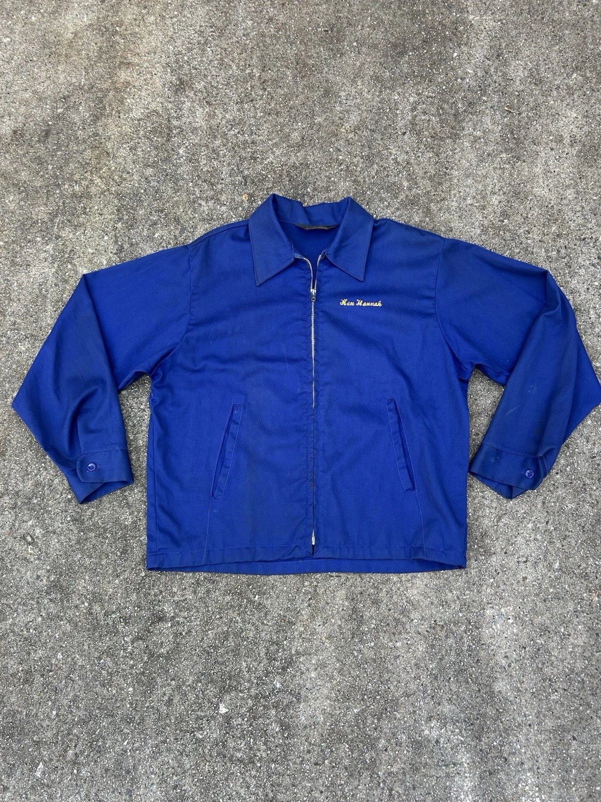 Vintage Late 70s East Atlanta Bassmaster Jacket w/ Chain Stitching and Patch - product detail image 3