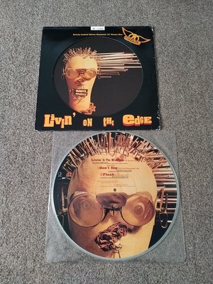 Aerosmith Livin' On The Edge Limited Edition Picture Disc Geffen 1993 Vinyl EX