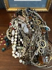 Bulk Jewelry Lot Vintage & Modern Wearable  Costume Necklaces Tangled