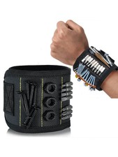 Magnetic Wristband Tool Holder &ndash; Screws & Nails Storage Belt-UK