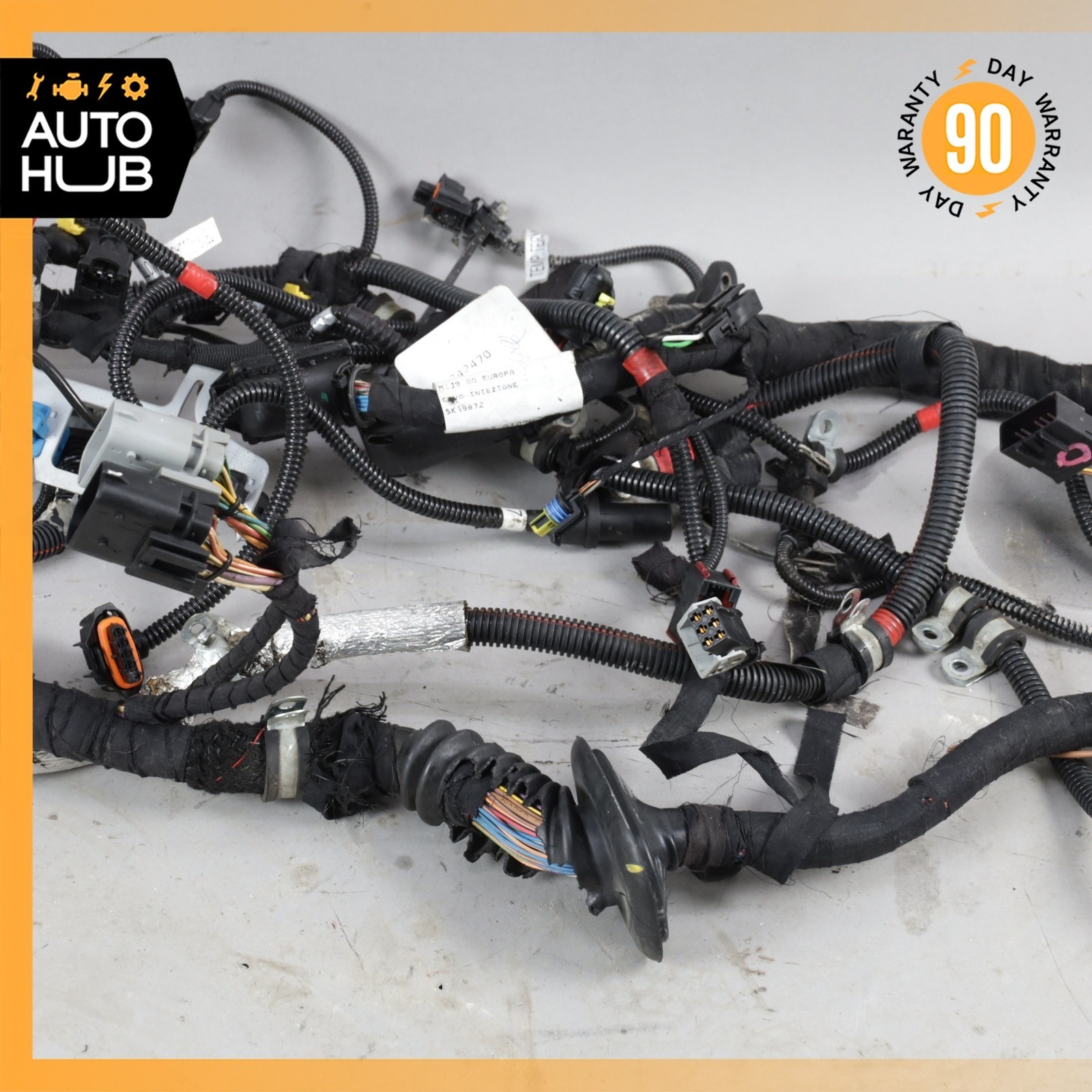 08-19 Maserati GranTurismo M145 4.2L V8 Engine Motor Wiring Wire Harness OEM