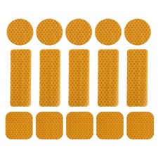 Reflective Stickers, 30Pcs Visibility Reflective Sticker, Yellow