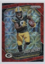 2025 Panini Prizm Choice Red Prizm 3/20 Josh Jacobs #188
