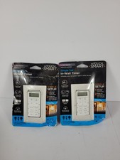NEW My Touch Smart Indoor Timer In Wall Simple Set Digital Programmable Lot of 2