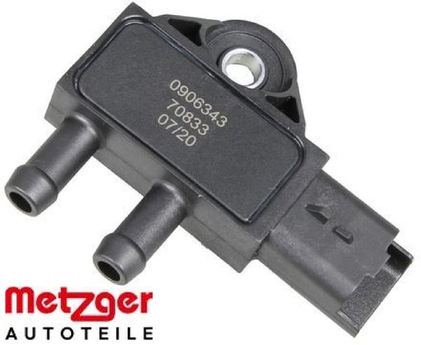 Metzger 0906343 Sensor FüR Abgasdruck Sensor Abgasdruck Abgasdrucksensor-image