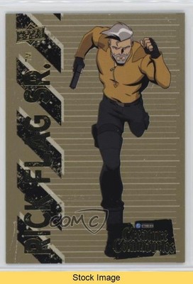 2025 Upper Deck DC Creature Commandos Gold Rick Flag Sr #9 READ e0y