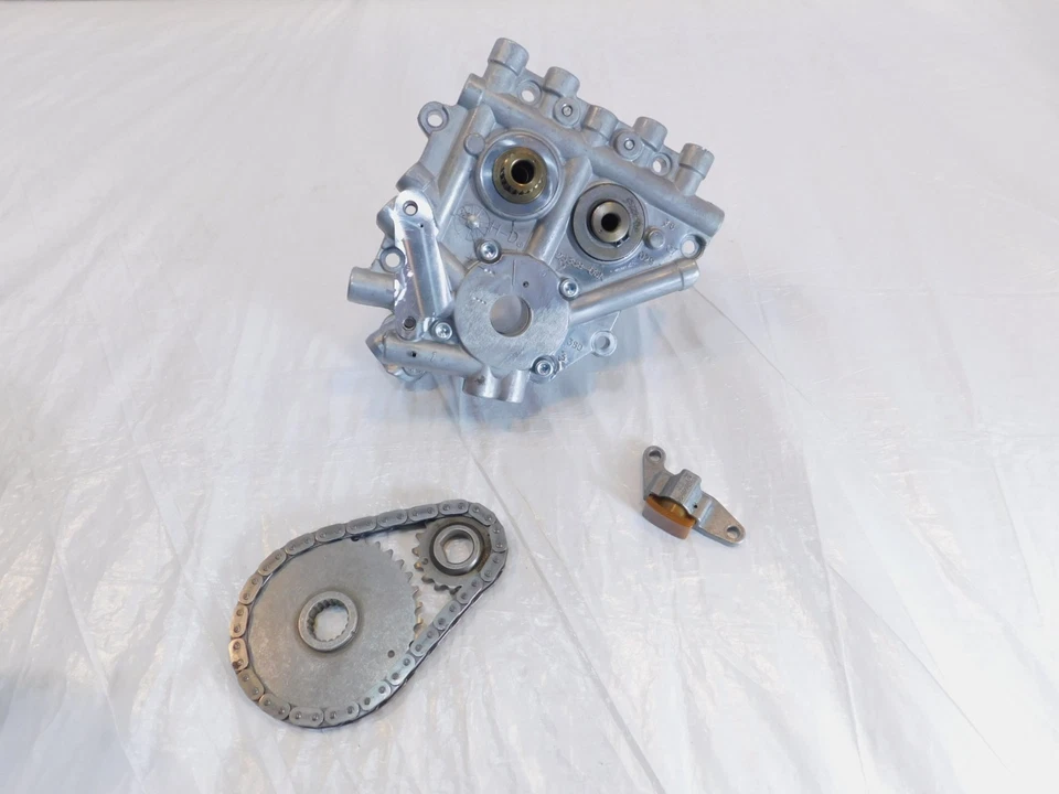 Harley Electra Glide Softail Dyna árbol de levas levas placa de soporte hidráulico bomba de aceite Foto 2 de 4