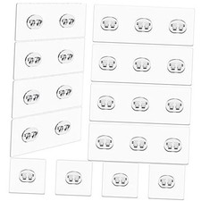 12 Pack Adhesive Hooks Sticker Strong Waterproof Adhesive Wall Hooks for