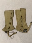 very nice Vintage Military Leggings Canvas Army Spats WW2 WWII Gaiters spats