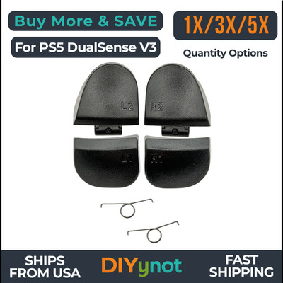 L1 L2 R1 R2 Trigger Buttons & Springs Set for PS5 DualSense BDM-030
