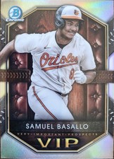 2025 Bowman - Vips Very Important Prospects Samuel Basallo #VIP-4 (RC)