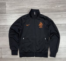 NETHERLANDS 2012 2013 FOOTBALL SOCCER TRACK JACKET Black Nike Size S 451836-011