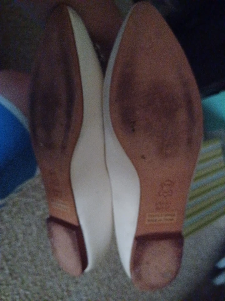 Zapatos de Boda Lauren Talla 6.5 Zapatos Brillantes Satán Low Heal Foto 4 de 4