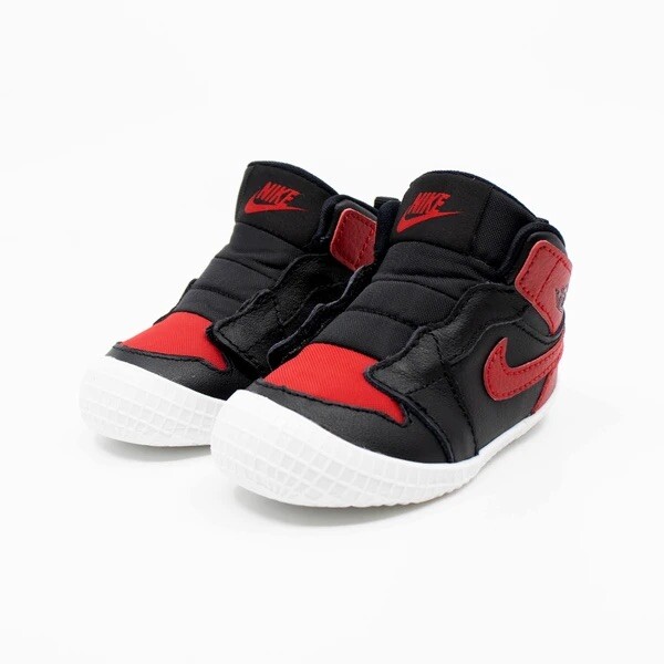 PONY Nike Jordan 1 Crib Bootie Bred Banned UK 1.5 2.5 3.5 EU17 18.5 19.5 0 12 mesi ?