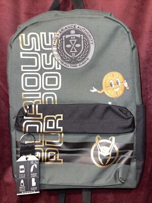 NEW Bioworld Marvel LOKI Glorious Purpose  Backpack NWT New With Tags Laptop Tec