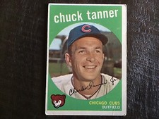 1959 Topps - white back #234 Chuck Tanner