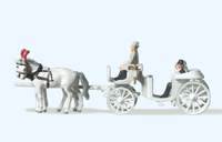 Preiser 79479 Hochzeitskutsche Offen 6 Figuren Spur N 1:160 Neu