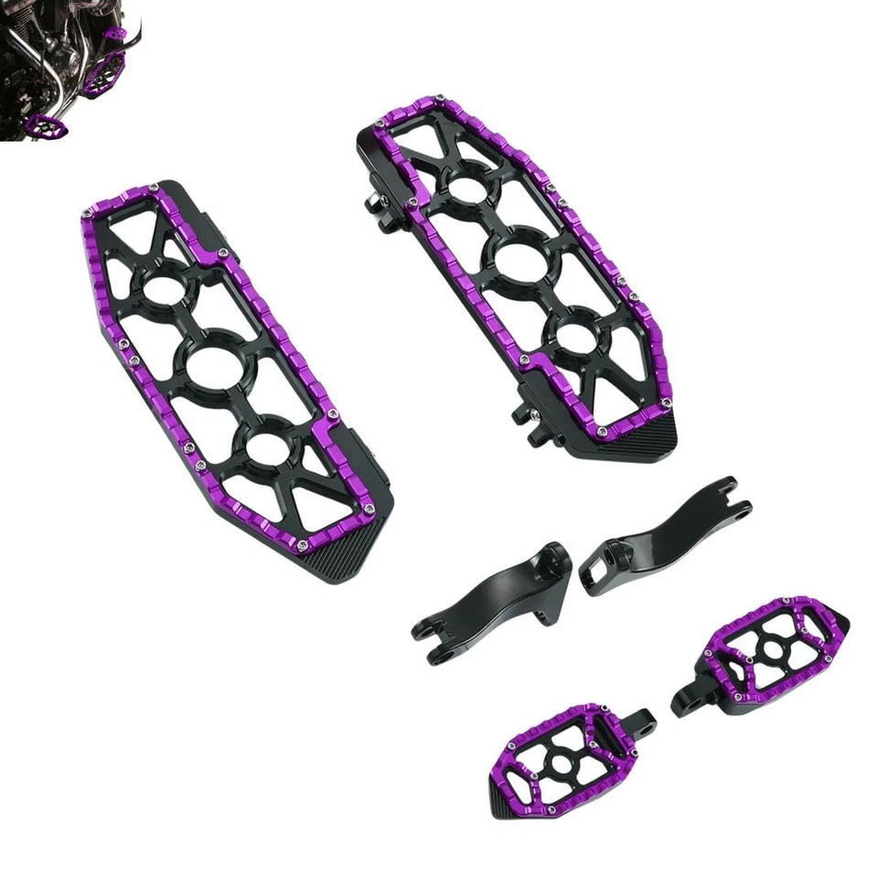 适用于 Harley MX 地板 脚板 Touring Road King Street Glide 2014 UP — 第 2/4 张图片