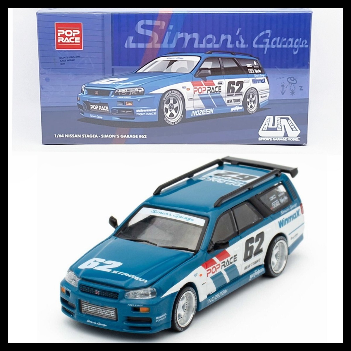 Pop Race NISSAN SKYLINE R34 STAGEA SIMON'S GARAGE Foshan All In