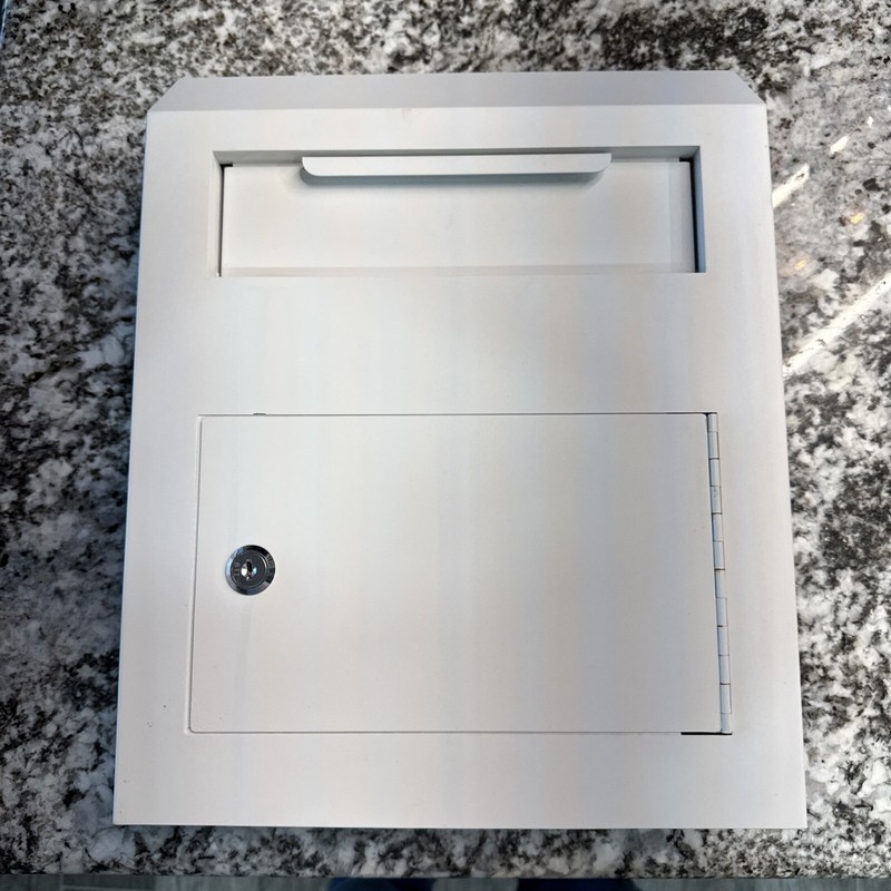 AdirOffice Heavy Duty Secured Safe Drop Box - Suggestion Box - Locking Mailbo...