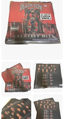 DEATH ROW GREATEST HITS CLEAR VINYL 4x LP Dr Dre, Snoop Dogg, 2Pac