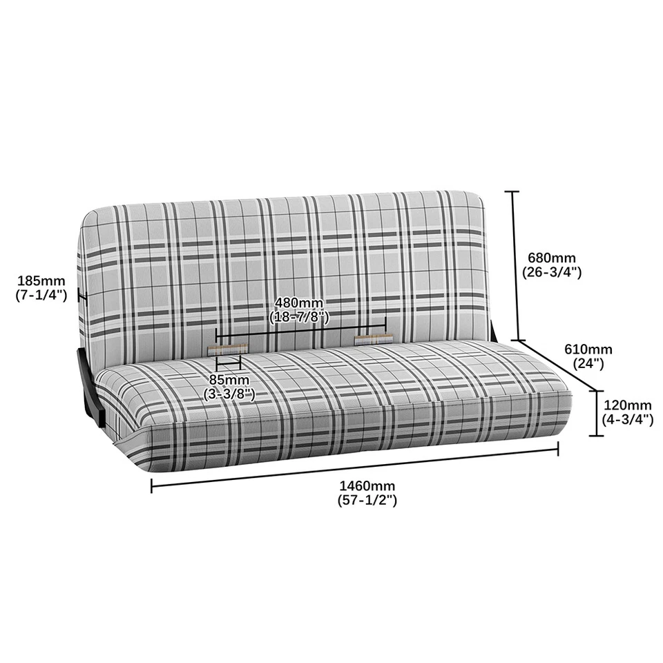 Truck One Piece Saddle Blanket Bench Seat Cover For Dodge Ramcharger 1981-1993 - Image 3 of 4