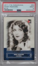 2011 I.T.G. Canadiana Blue #63 Mary Pickford Graded PSA 9