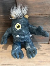 Blue Toothogre Plush Tooth Pocket Ogre Soft Animal Toy Tooth Fairy Pillow 12  