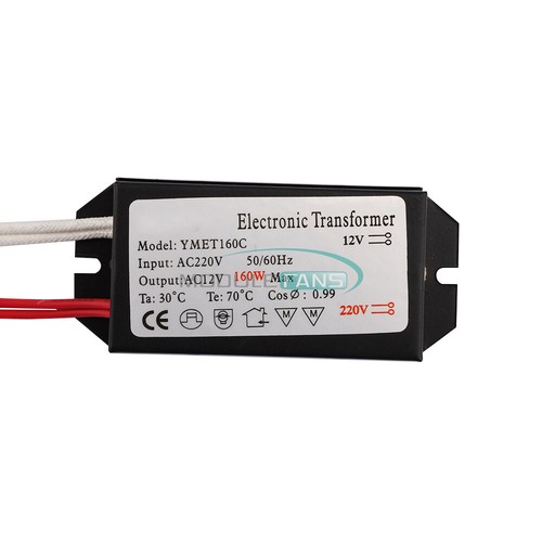 60/120/160W AC110V/220V To AC12V Halogen Lamp Light Electronic Transformer - Picture 18 of 28
