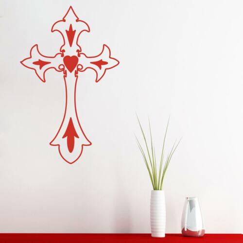 Calcomanía decorativa cruz v7 pegatina de pared cristiano Jesús religioso decoración del hogar - Imagen 11 de 36