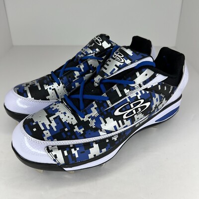 Boombah Mens BM15051-8 Blue Camo Viceroy Metal Highlighter Size 11.5 Cleats Boombah Men main image 4