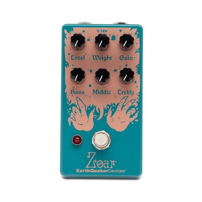 EarthQuaker Devices Zoar Dyanamic Audio Grinder, Water Blue and Coral (Focus ...