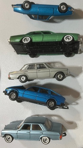 Lot:5 Assorted Corgi Diecast Toy Cars Metal Vehicles Vintage