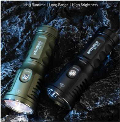 Mateminco 3065m Range 6800lm Type-C USB Rechargeable Powerbank Flashlight Torch