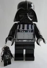 LEGO Star Wars Darth Vader Figure Alarm Clock Lighted LCD Display & Key Chain