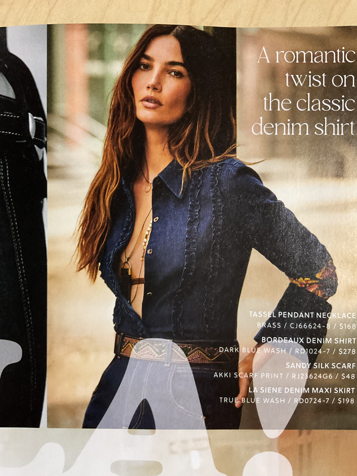 september 2024 Johnny Was Catalog Sasson Collection Lily Aldridge sexy