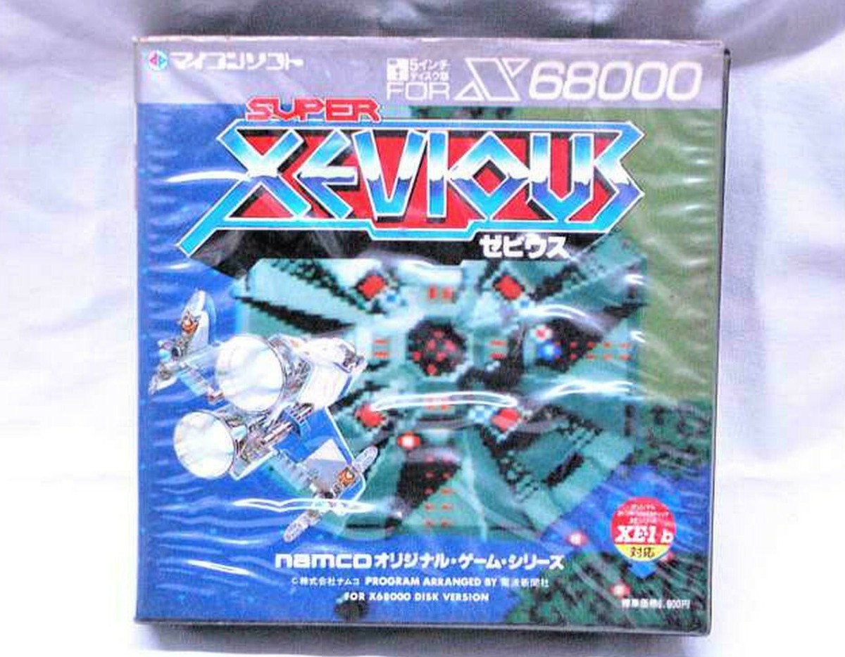 x68000】SUPER XEVIOUS スーパーゼビウス namco SUPER XEVIOUS