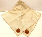 Pumpkin Applique Napkins Fall Thanksgiving Polyester Set Of 2 18x18