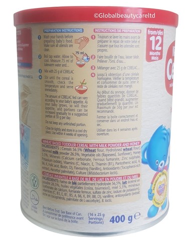 Miel y trigo Nestlé Cerelac, arroz bebé, fruta mixta cereal infantil con leche - Imagen 11 de 18