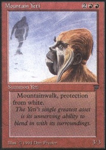 [1x] Mountain Yeti Near Mint, English Legends MTG Magic