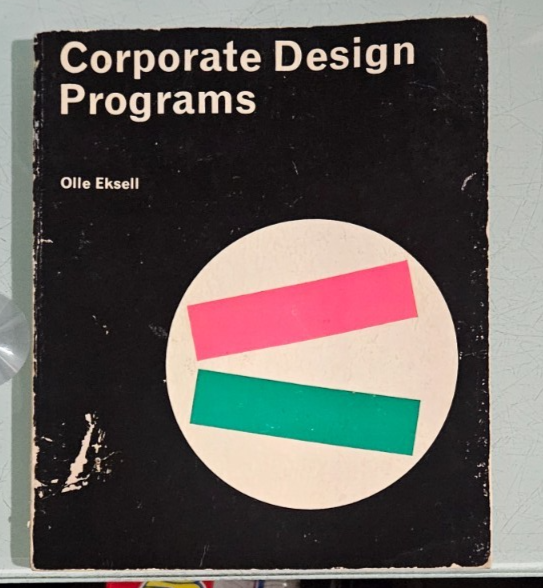 アート・デザイン・音楽 Corporate Design Programs Olle Eskell olle eksell CORPORATE DESIGN PROGRAMS paperback 1967 | eBay
