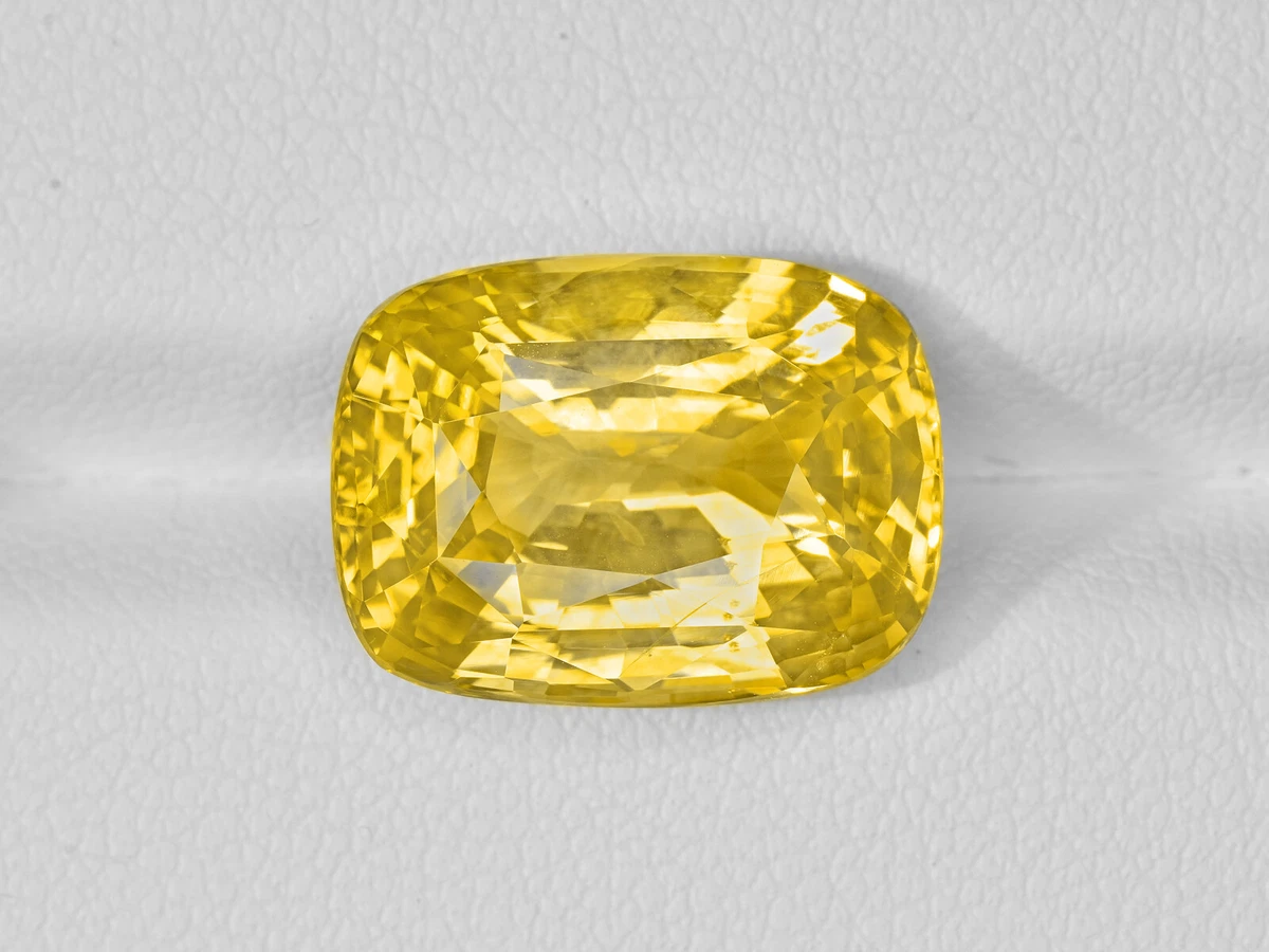 GRS Certified SRI LANKA Yellow Sapphire 13.37 Cts Natural