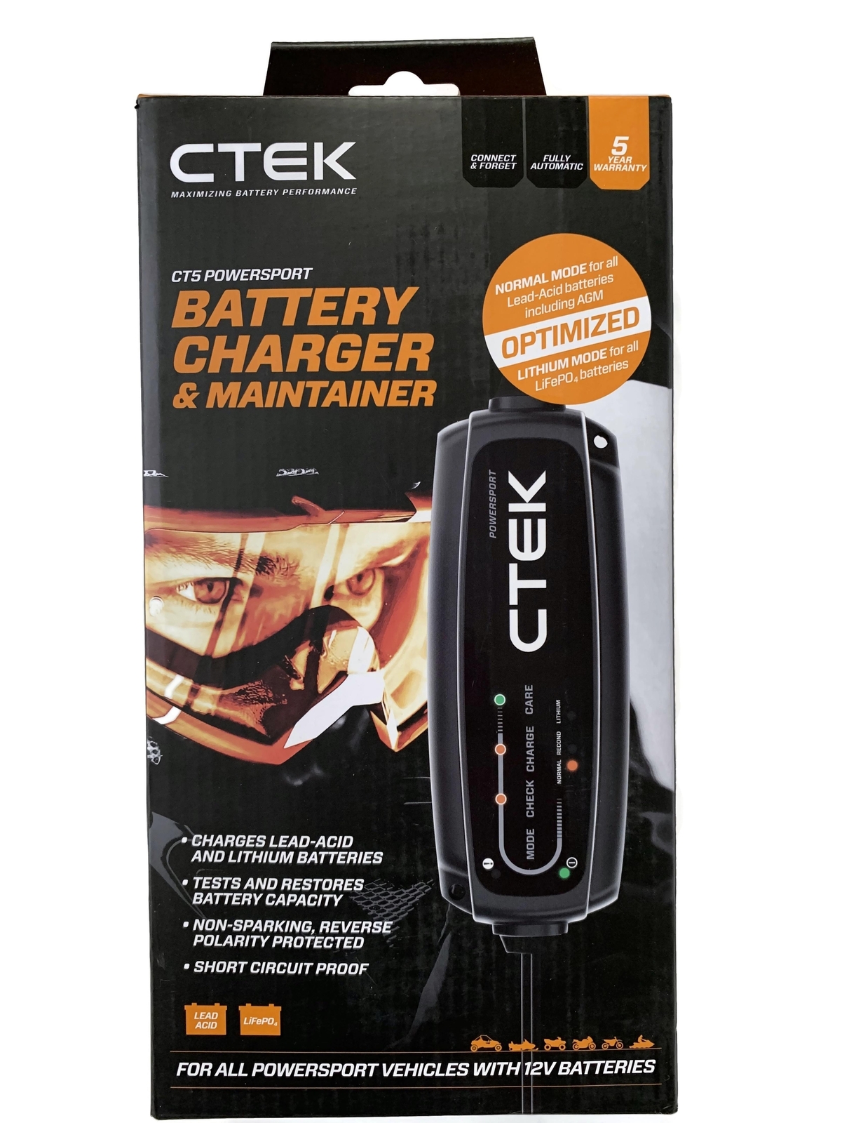 CTEK CT5 battery charger PowerSport 40-136