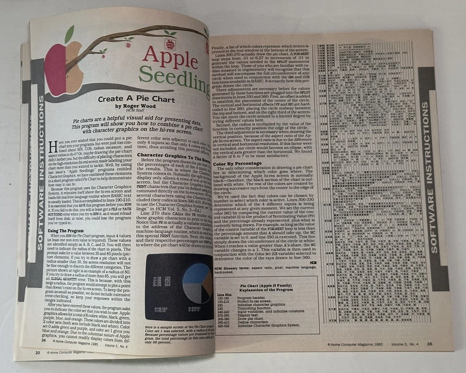 VTG Home Computer Magazine Vol. 5 Number 4 Apple Commodore IBM TI BASIC Tandy - Image 4 of 4
