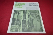 Chore Boy Controlled Electronic Feeding System Dealer's Brochure YABE18 