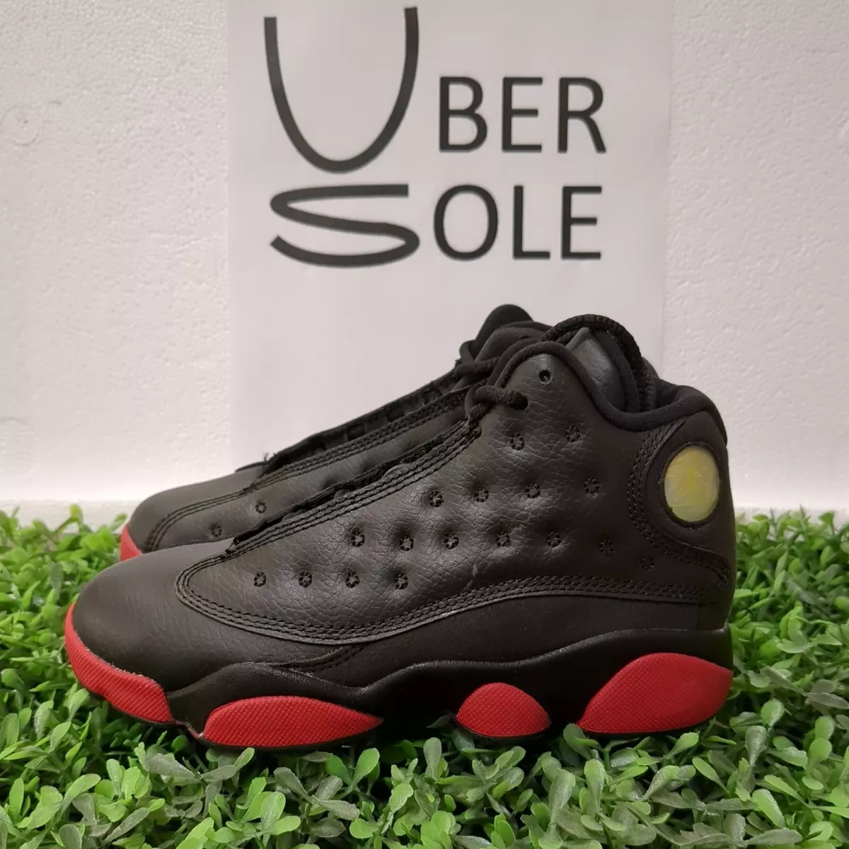 NIKE AIR JORDAN 13 RETRO BP BRED BLACK-GYM RED-BLACK SZ 13.5c [414575-003]