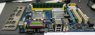 Gigabyte GA-G31M-S2L Intel G31 LGA 775 ATX Motherboard with E2200 CPU 3GB & I/O 
