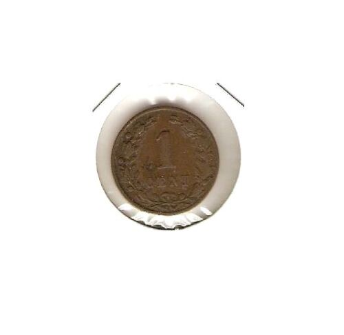 1884 NETHERLANDS Coin 1 CENT .